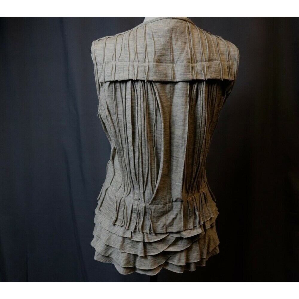Marc Jacobs Soft Wool Marled Size 2 Layered Ruffle - Picture 9 of 10